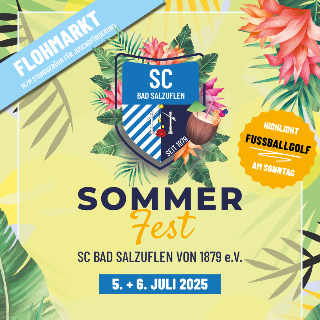 Sommerfest 2025 Waldstrasse Bad Salzuflen 5. und 6. Juli 2025